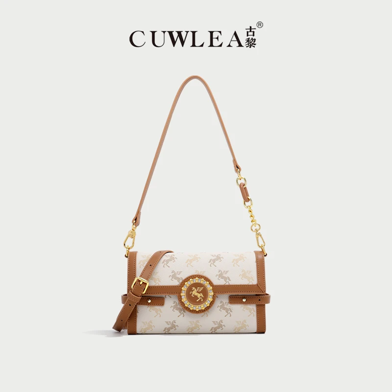 【CUWLEA/古黎】独角兽图案系列新款2023年腋下包斜挎包GL-2128