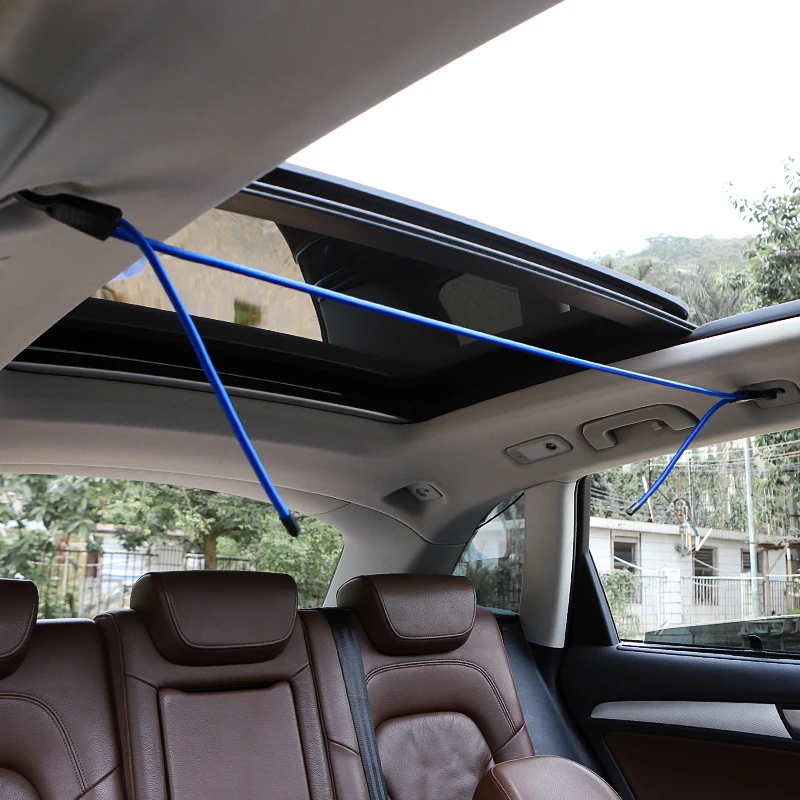 车用紧固绳 汽车可调节弹力绳 后备箱置物挂钩固定绑带车内挂衣绳