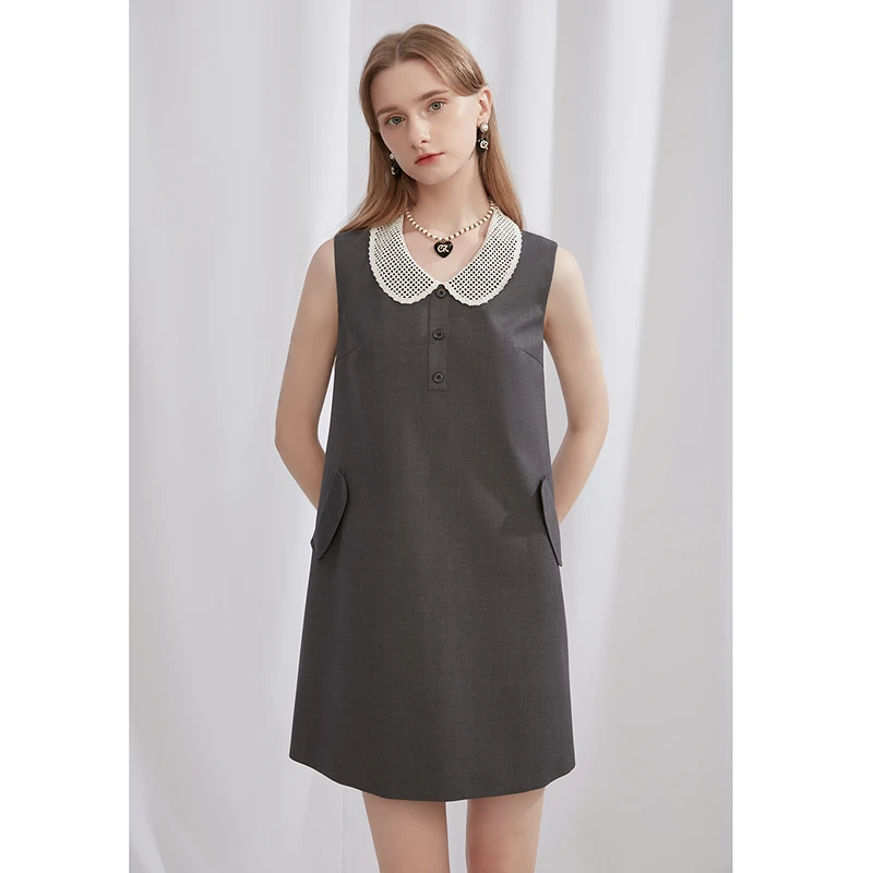 【达人专属】Caroline/卡洛琳夏季气质百搭休闲时尚新款女装连衣裙E