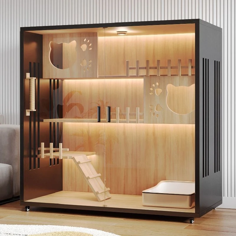 猫别墅家用猫柜子猫笼猫窝室内猫笼子大猫咪猫房子宠物柜