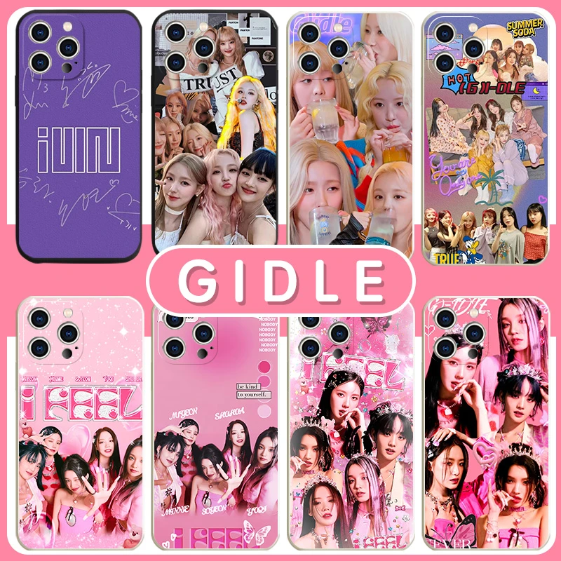 GIDLE手机壳苹果14华为mate40宋雨琦iPhone13promax叶舒华OPPO田