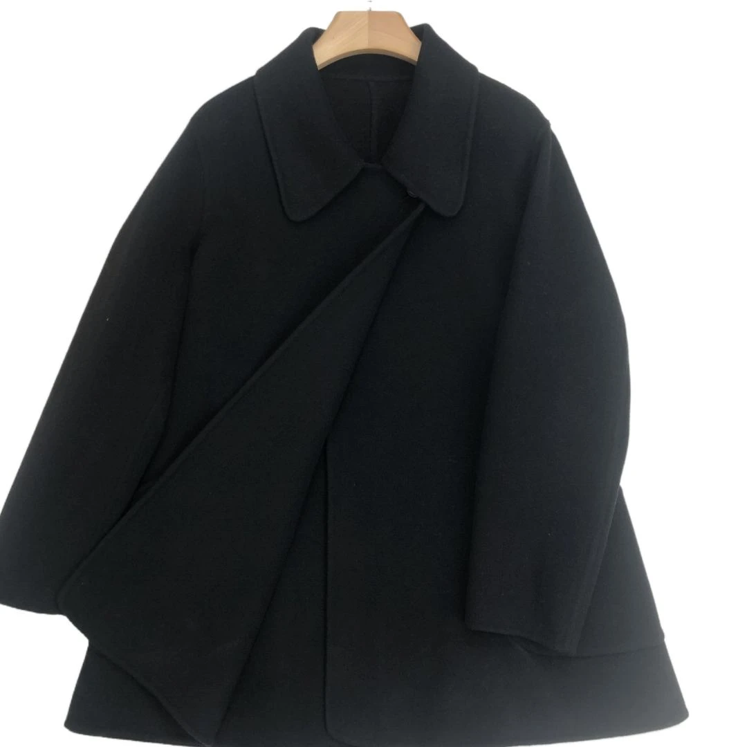 【李岚专享】羊毛双面呢韩版大衣引领W110