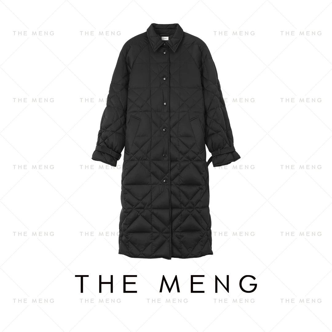 THE MENG【踏雪】优选白鹅绒御寒锁温绗缝极简羽绒服#M243N0057