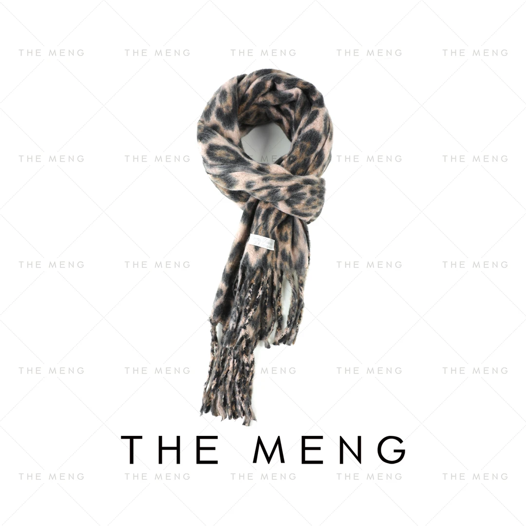 THE MENG【搭配单品】通勤复古百搭经典豹纹休闲围巾#M243WJ0018