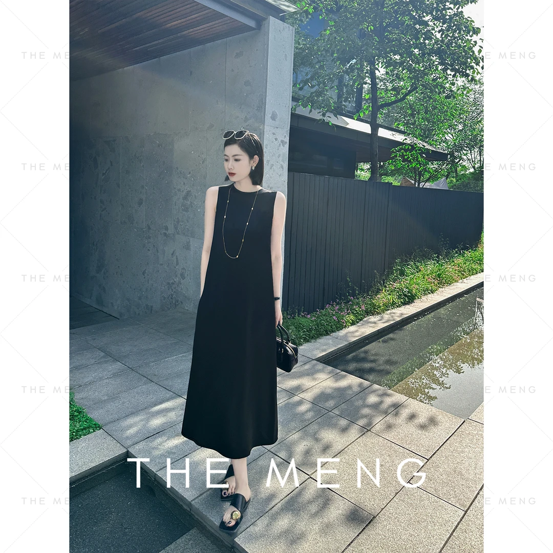 THE MENG【初夏】珍藏款醋酸轻奢通勤气质连衣裙#M241G077