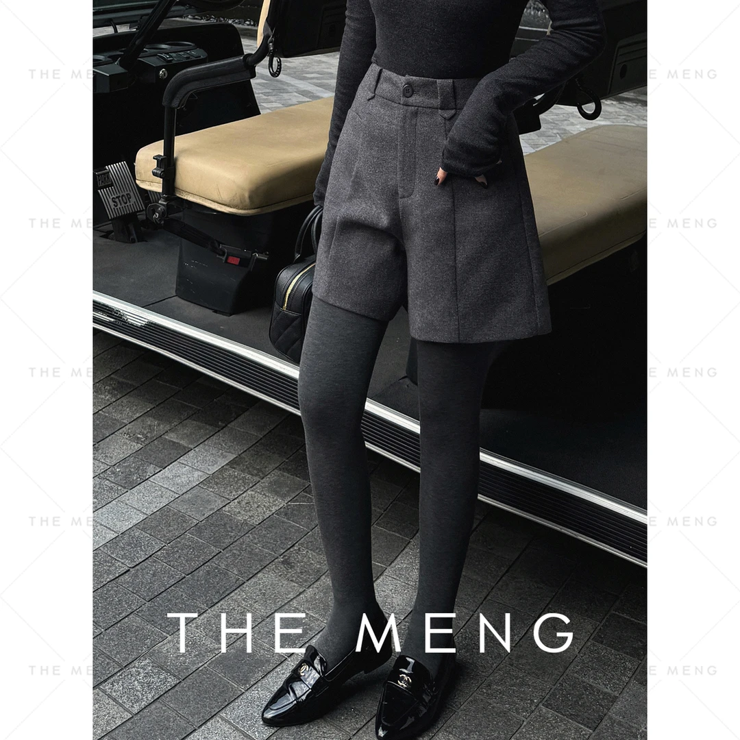 THE MENG【搭配单品】基础款塑身遮肉连脚裤打底裤袜#M243V0005