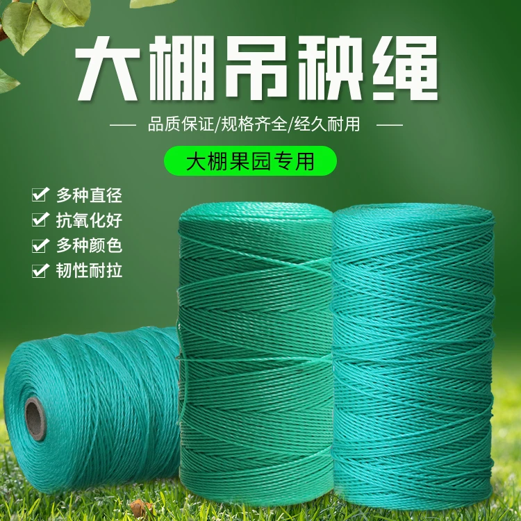 农用防老化吊蔓绳吊秧绳大棚用塑料绳子黄瓜西红柿绑蔓蔬菜吊绳