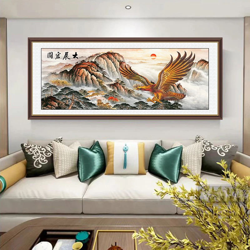 微瑕孤品【1.2米*2.8米】大展宏图科技布挂毯4