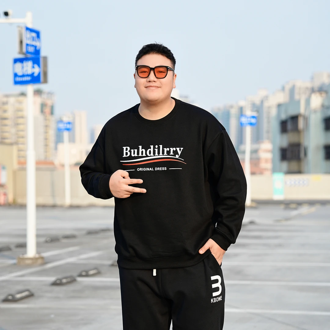 【蝈蝈原创卫衣】新款创意印花加绒卫衣休闲宽松潮流秋冬大码卫衣