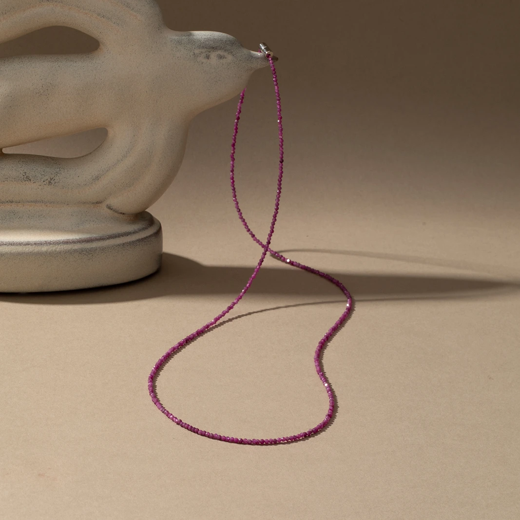 由子野【红宝石项链】70cm 磁吸扣