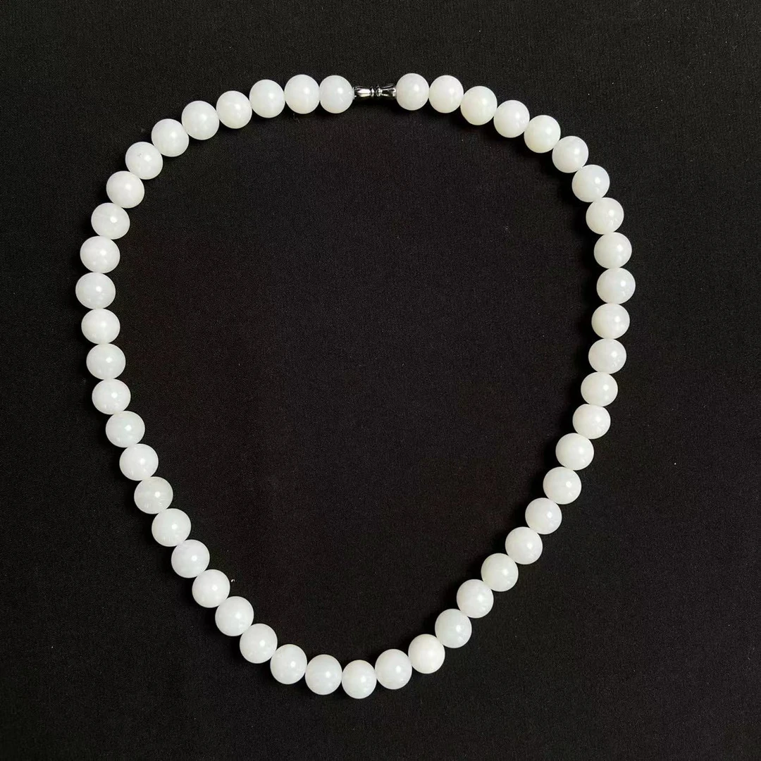 和田白玉项链妈妈链气质时尚百搭-多样性发其一