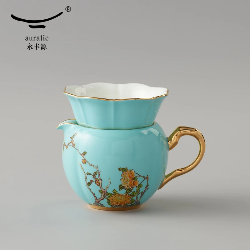 永丰源西湖蓝中国风家用茶漏