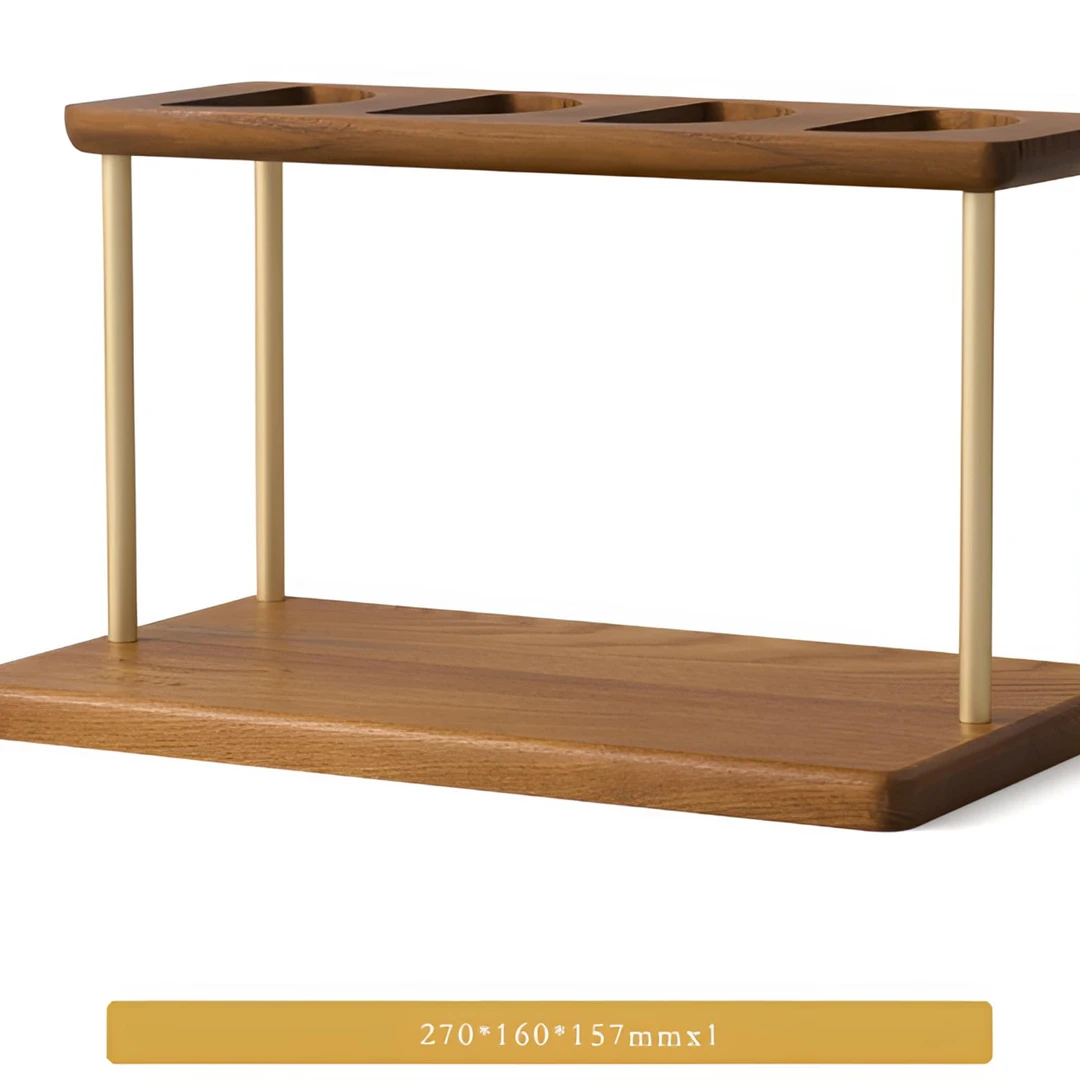 永丰源茶具木架7头8头12头木架18头中式潮式茶具通用陈列架