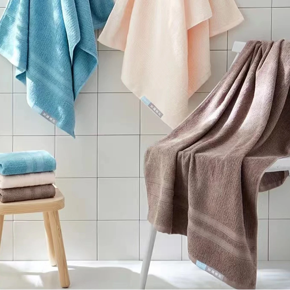 纯棉浴巾洗澡吸水洗澡抗菌纯全棉不掉毛男女超大成人家用亲肤347