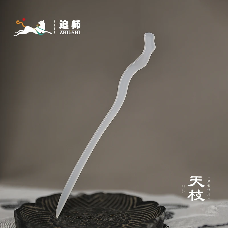 国风古典汉服旗袍配饰发簪新中式女日常盘发简约风设计簪子