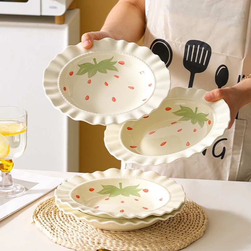 芬利兰【2个-4个装】釉下彩-遇见莓好-8.5英寸2盘~4盘家用网红-2