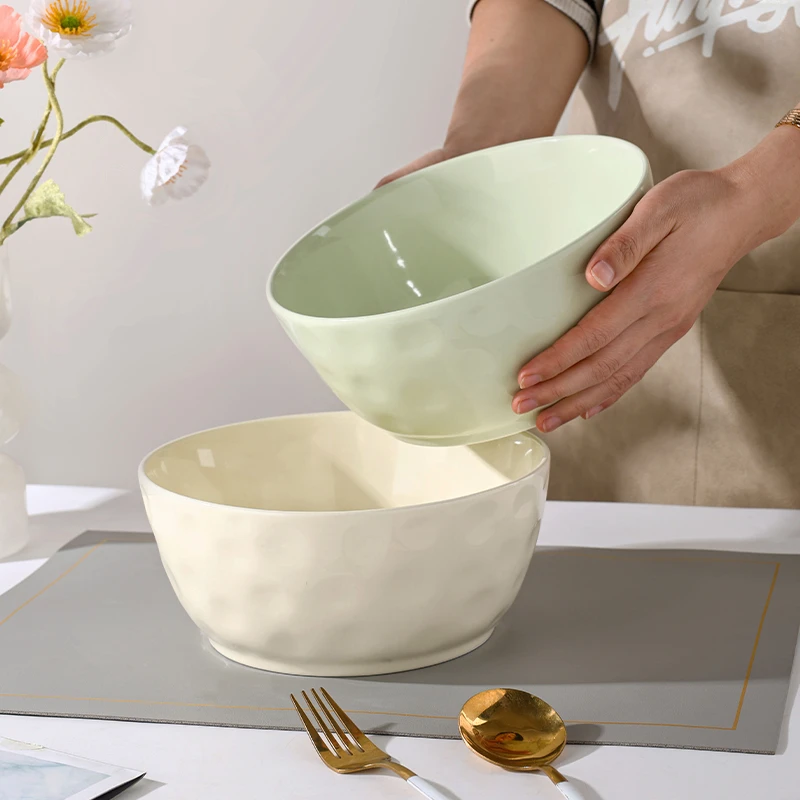 芬利兰【2个装】釉下彩石纹2个大汤碗-3A