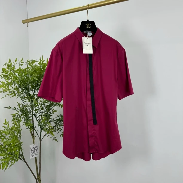 Dior 迪奥 黄景瑜同款 小蜜蜂刺绣短袖衬衫 40码/98新/无配件 YM0