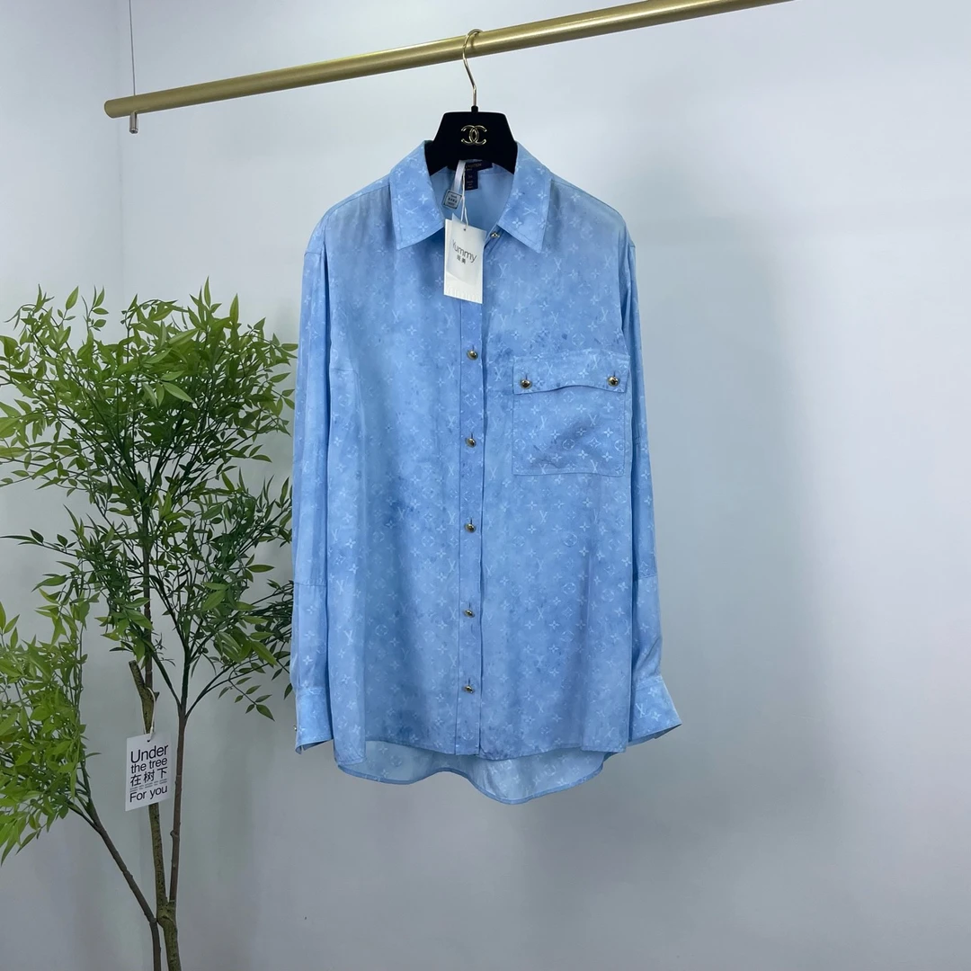 Louis Vuitton LV 路易威登 老花满印衬衫 34码/95新/无配件 YM06