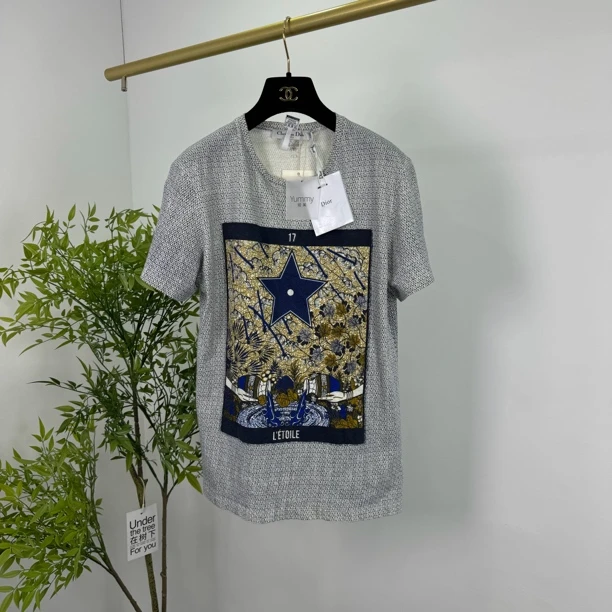 Dior 迪奥 芒星17短袖T恤 M码/95新/吊牌 YM0481