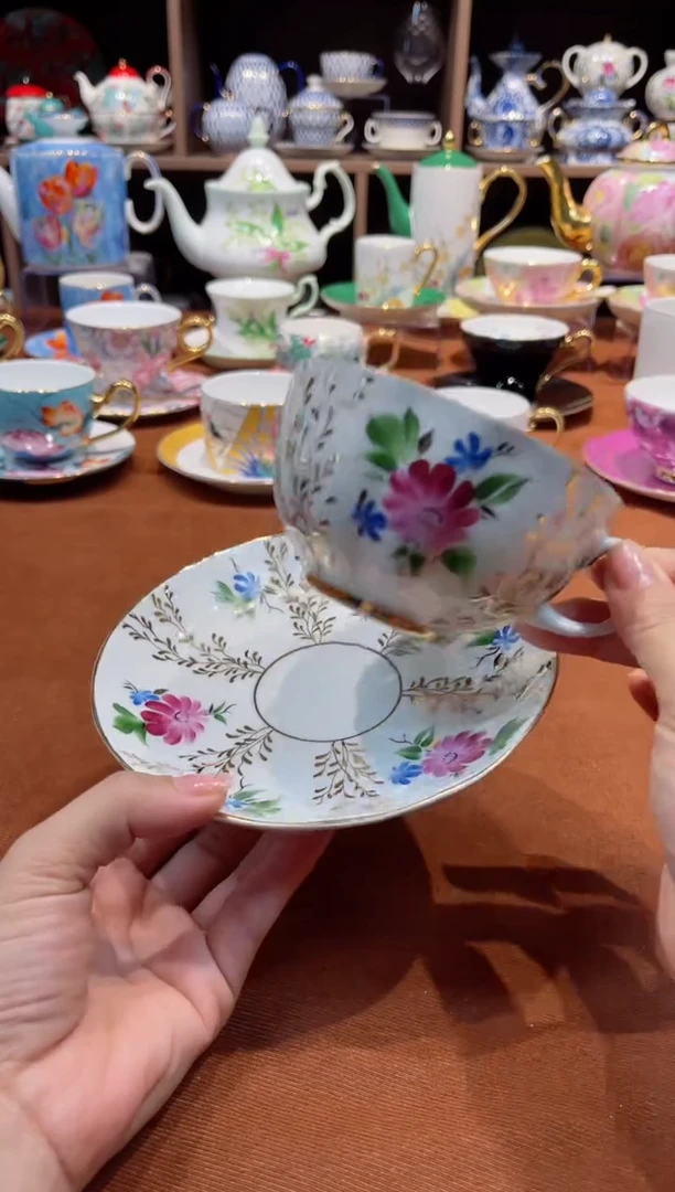 【闪购商品】瓷片草之祝愿杯碟······