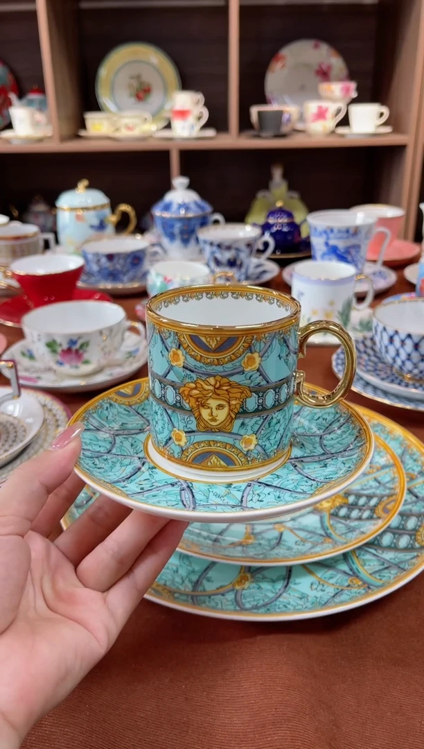 【闪购商品】瓷片范绿杯碟······