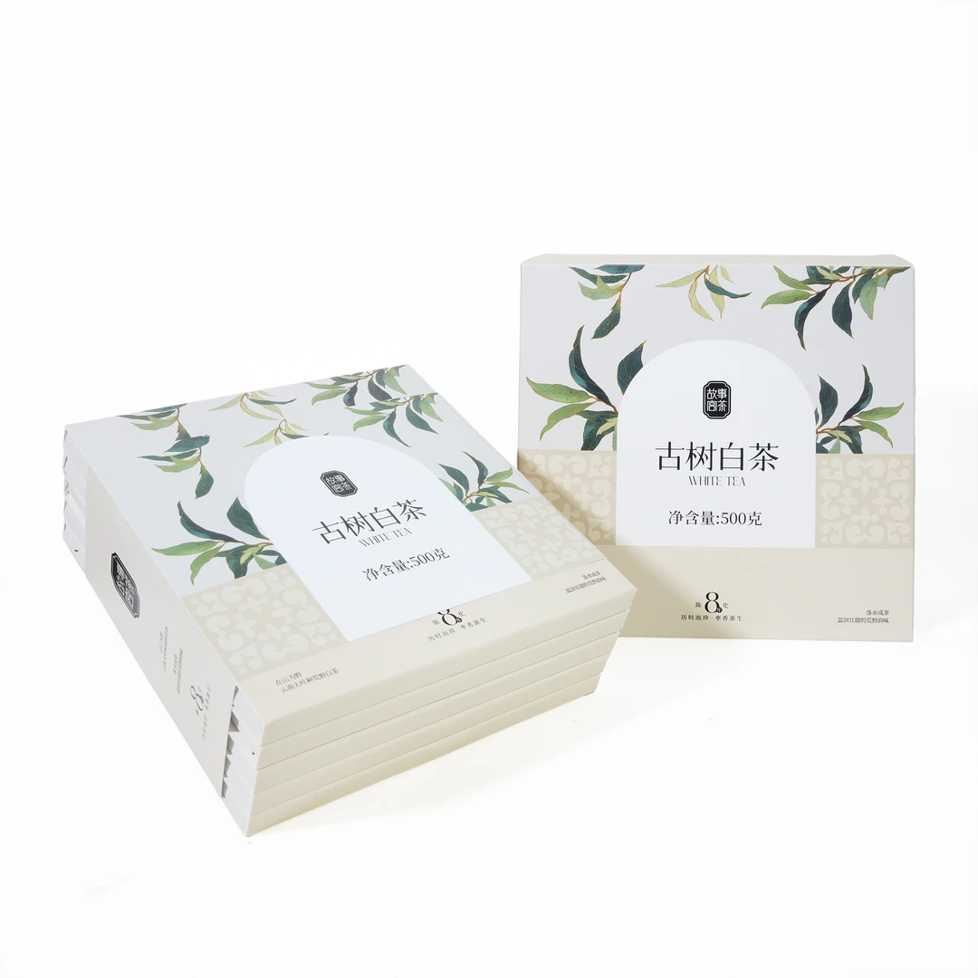【故事宫茶】八年原料云南大叶种白茶云寿级古树白茶500g（送茶样）