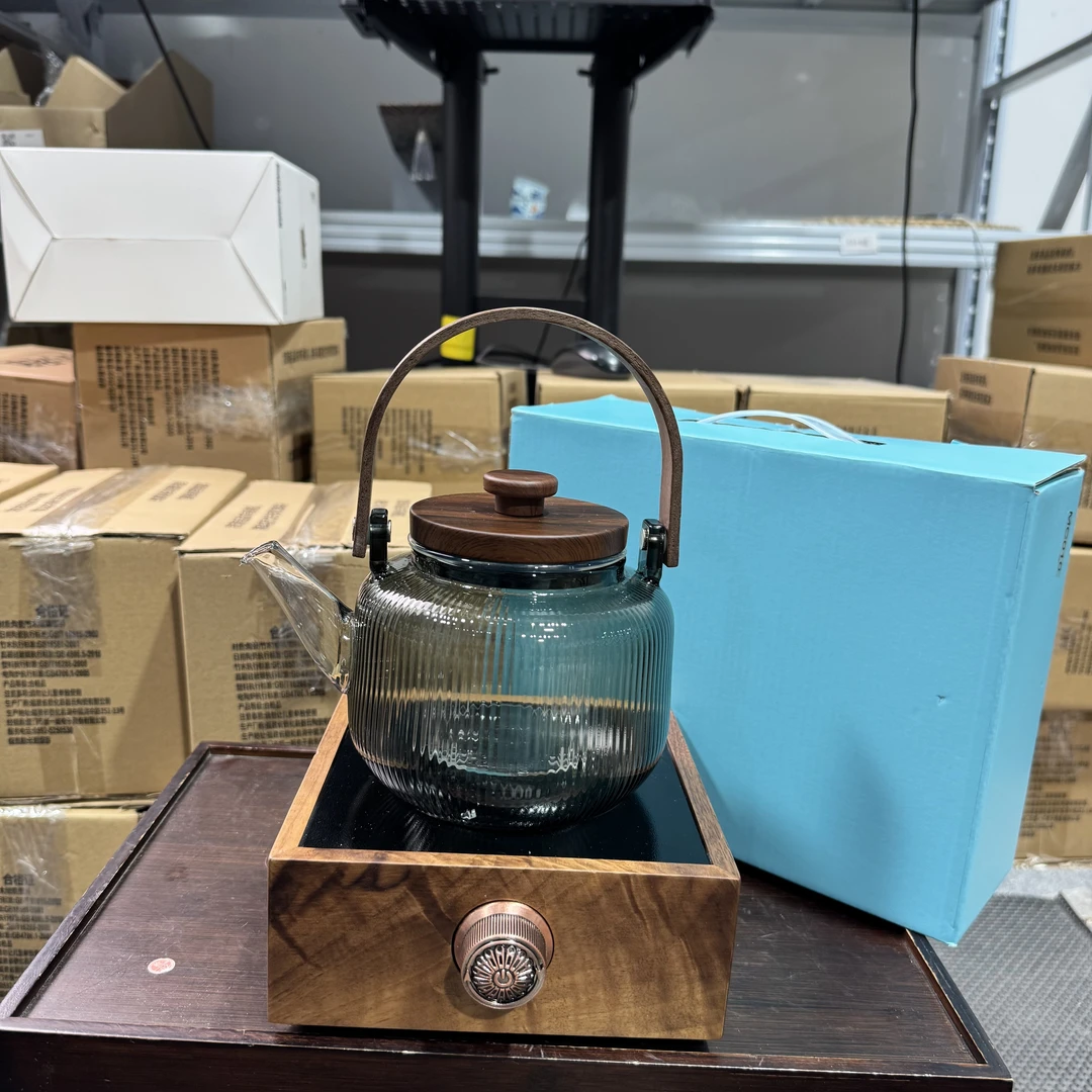 【闪购商品】黑色黑檀木高端煮茶壶MC010