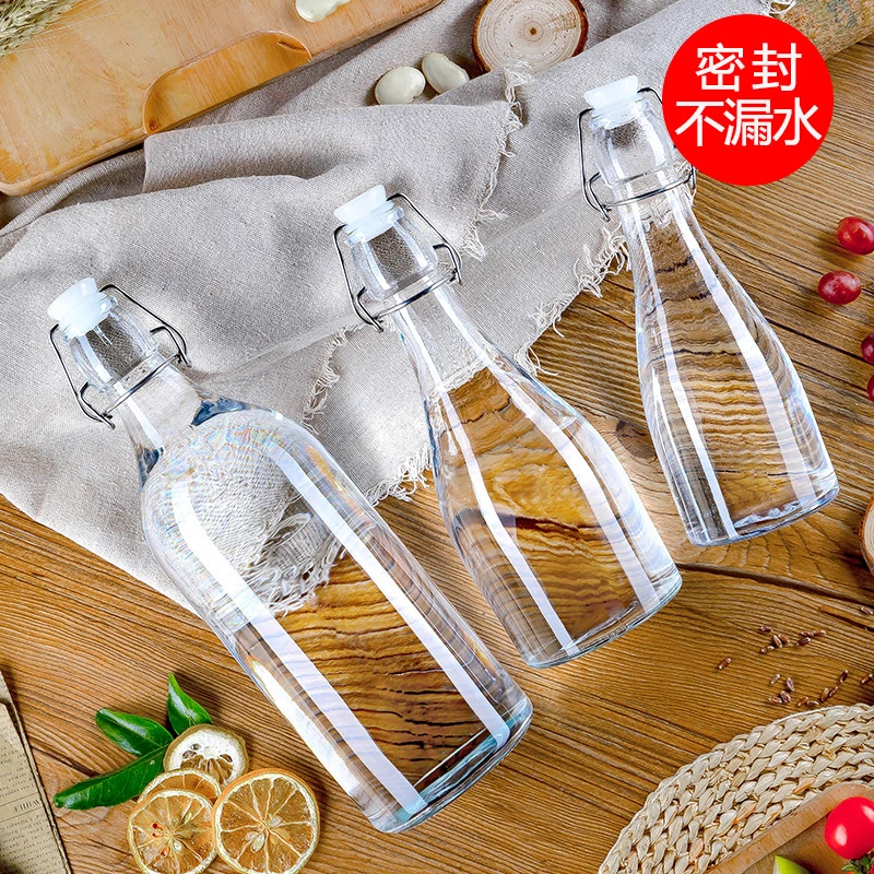 密封酒瓶空瓶高档白酒家用好看玻璃瓶酒壶装酒存酒专用酒坛一斤装