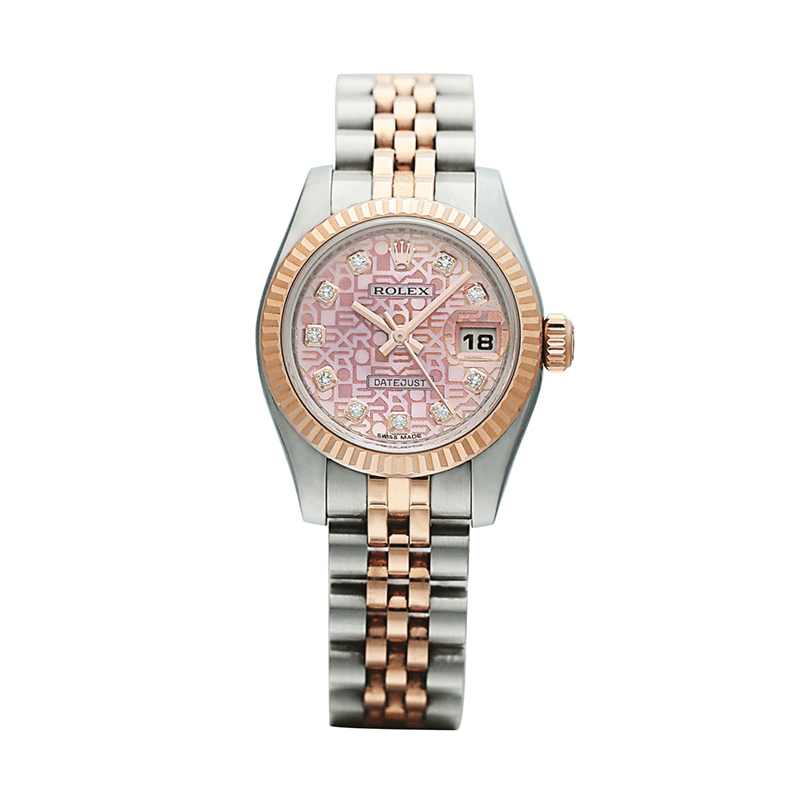 95新 Rolex/劳力士 女装日志型/179171/2015年盒证/女士手表