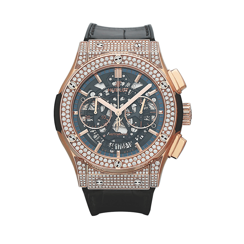 95新 Hublot/宇舶表 21年盒证/525.OX.0180.LR.1704原钻/男士手表