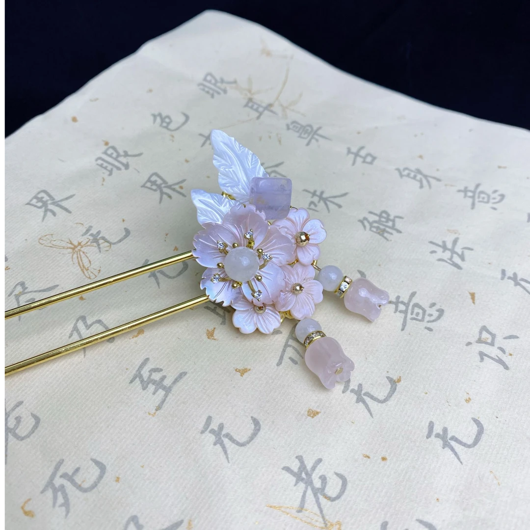 （直播间链接no退no换）手工发饰发簪古风中国风发饰仙气簪发头饰