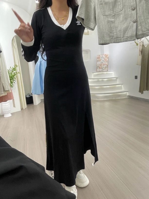 休闲连衣裙 高级 显瘦 黑色