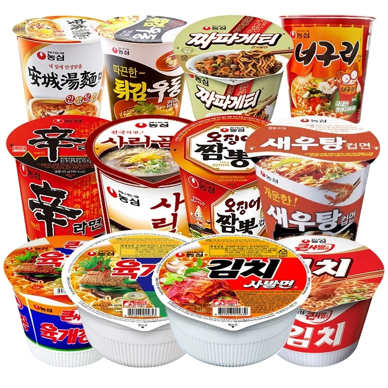 【临期】12杯 特价24年5月到期 韩国进口炸酱面辛拉面鲜虾面 方便面