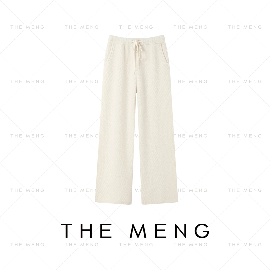 THE MENG 【古着-裤子】山羊绒绵羊毛极简套装#M243E0323+M243P0150