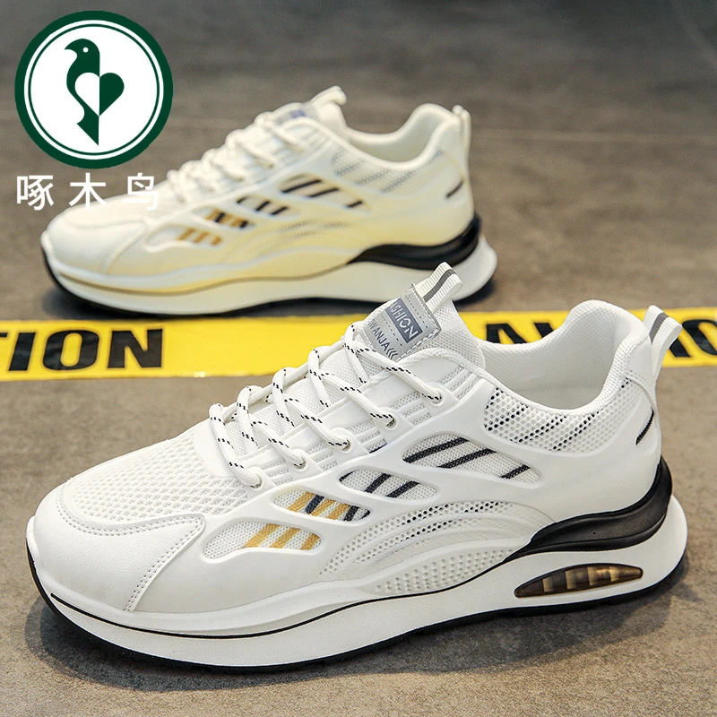 【啄木鸟】新款运动鞋青少年男鞋透气老爹百搭学生春季潮鞋休闲鞋