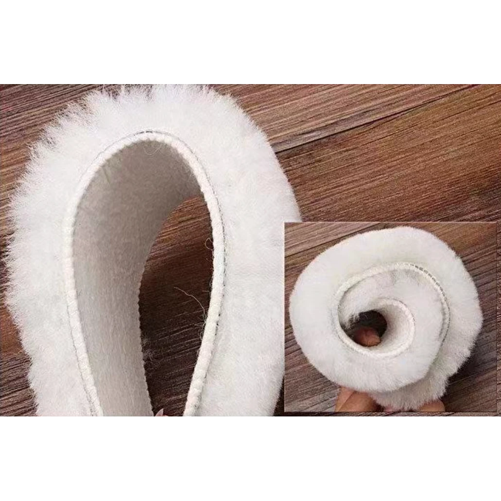 保暖鞋垫冬季皮毛加绒一体加厚纯羊毛透气吸汗男女羊毛防臭棉鞋