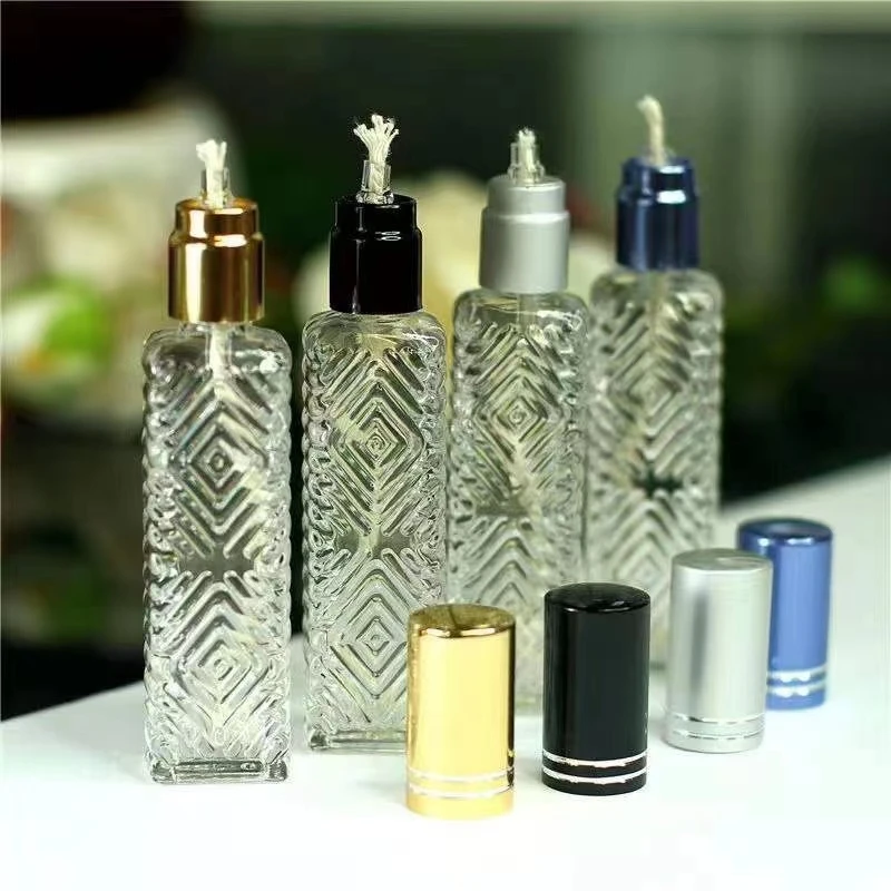 手工丝带玫瑰DIY酒精灯