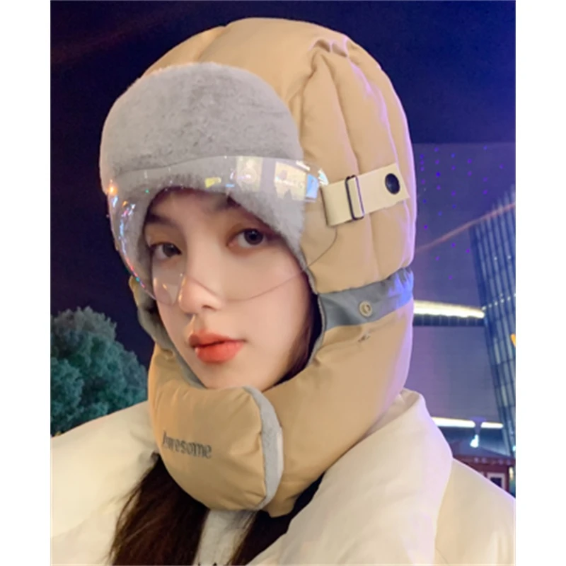 雷锋帽男冬季户外骑行电动车保暖神器加厚棉帽护耳防寒防风帽子女