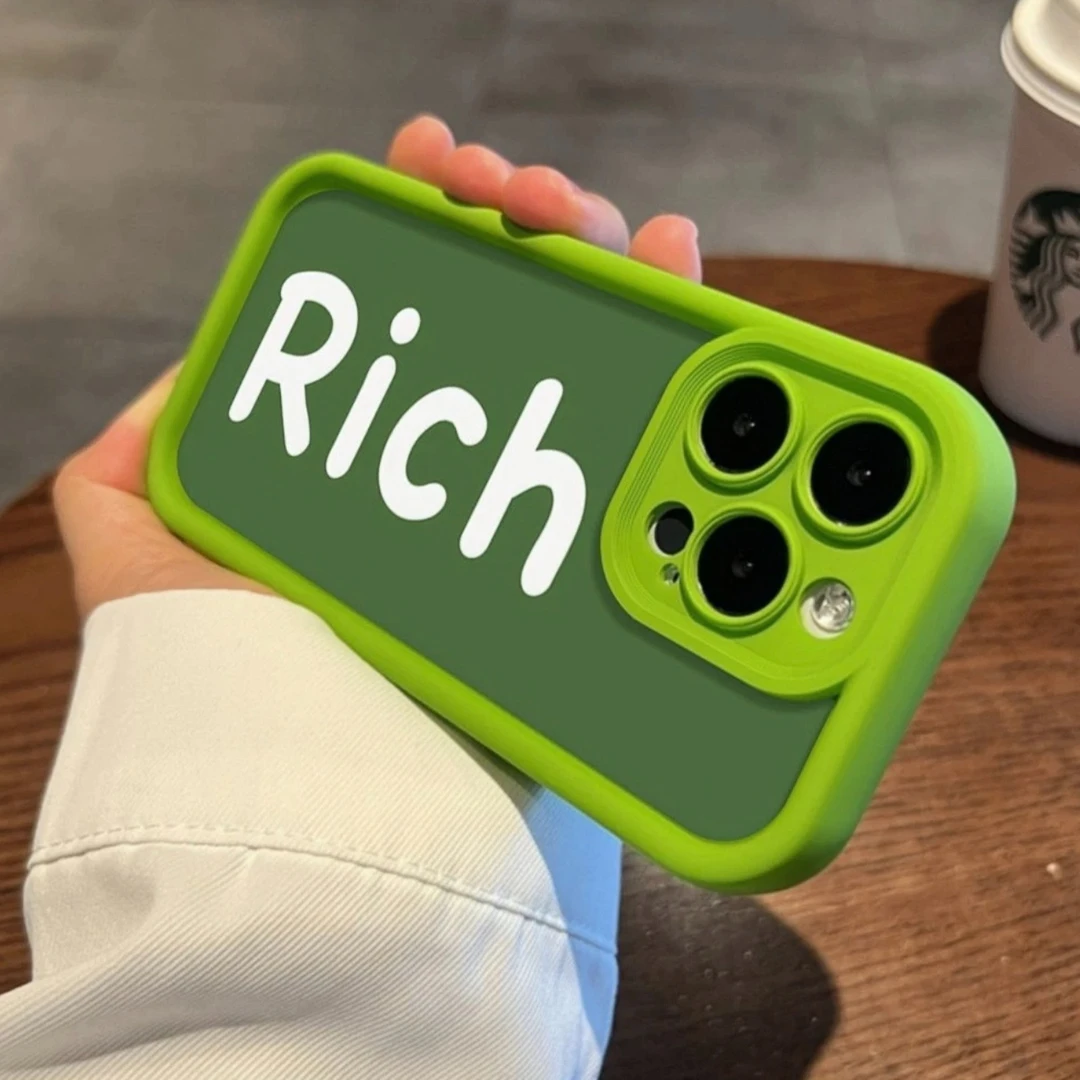 RICH金刚砂适用于苹果13手机壳iphone14promax防摔12/11全包女软