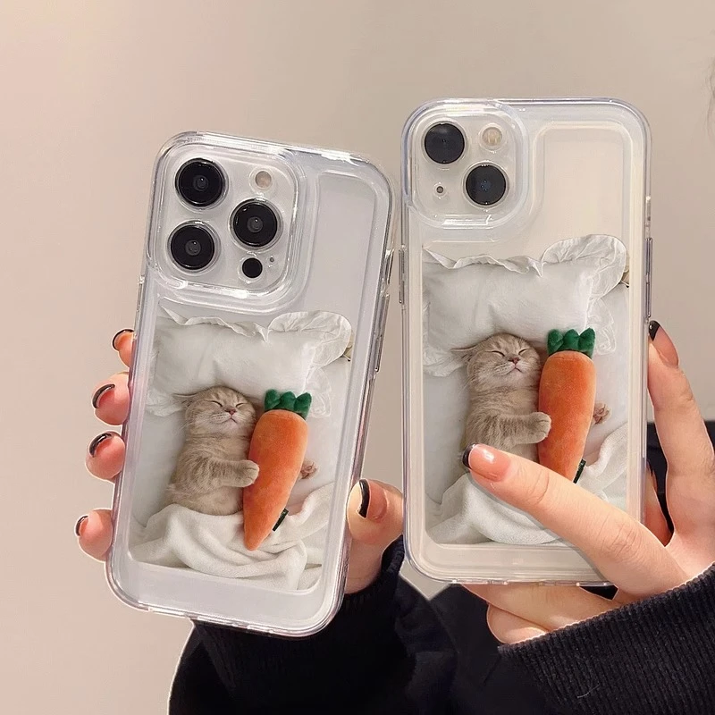 可爱睡觉熊猫适用苹果/小米/华为/荣耀/VIVO/OPPO/红米情侣手机壳