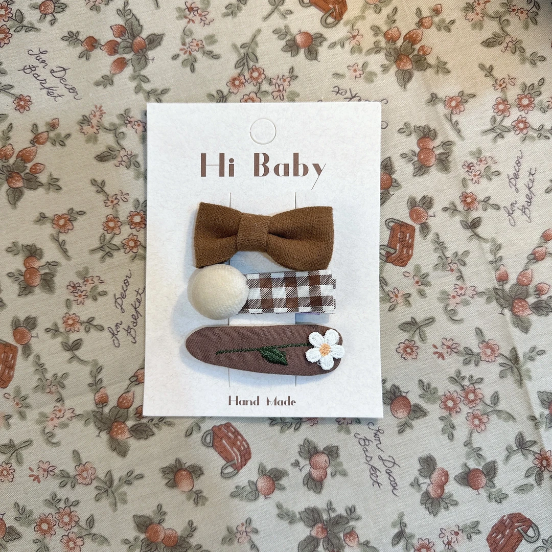 【hibaby+】韩版女童韩系秋冬发夹少女发饰404