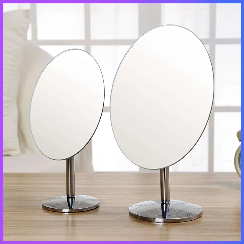 镜子化妆镜台式公主镜桌面梳妆镜学生大号镜镜子学生宿舍专用