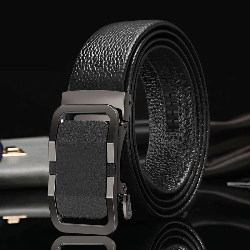 男腰带旋转腰带高档时尚真皮潮流商务韩版裤腰带年轻人带扣