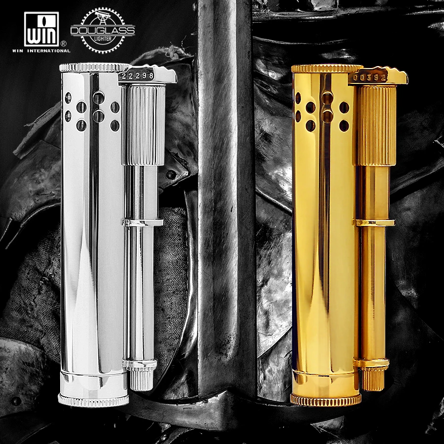 日本进口WIN威恩胜利&道格拉斯防风复古纯铜战壕煤油高档打火机
