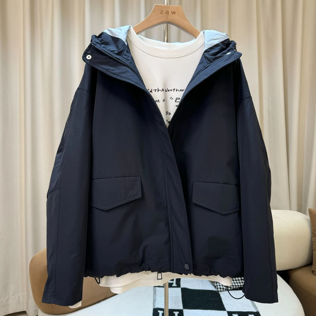 【福利】大码女装胖妹妹休闲羽绒服冬季白鸭绒胖mm冲锋衣外套/24653