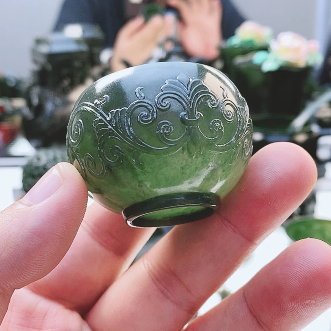 【闪购商品】和田玉（青玉）把件未镶嵌微瑕，微瑕