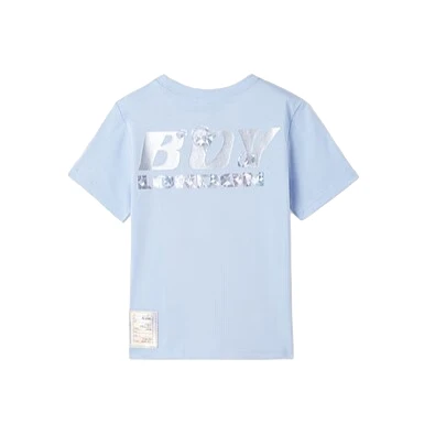 BOY童装男女童 舒适柔软短袖T恤炫彩潮酷老鹰K01089