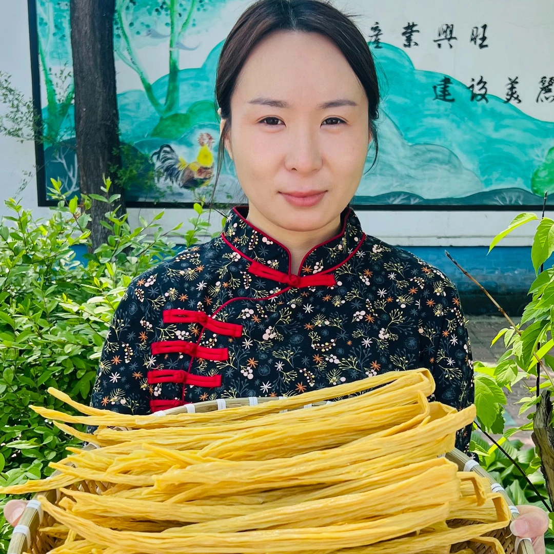 专享1【黄豆原浆腐竹】黑龙江特产黄豆腐竹实惠装头层腐竹干货