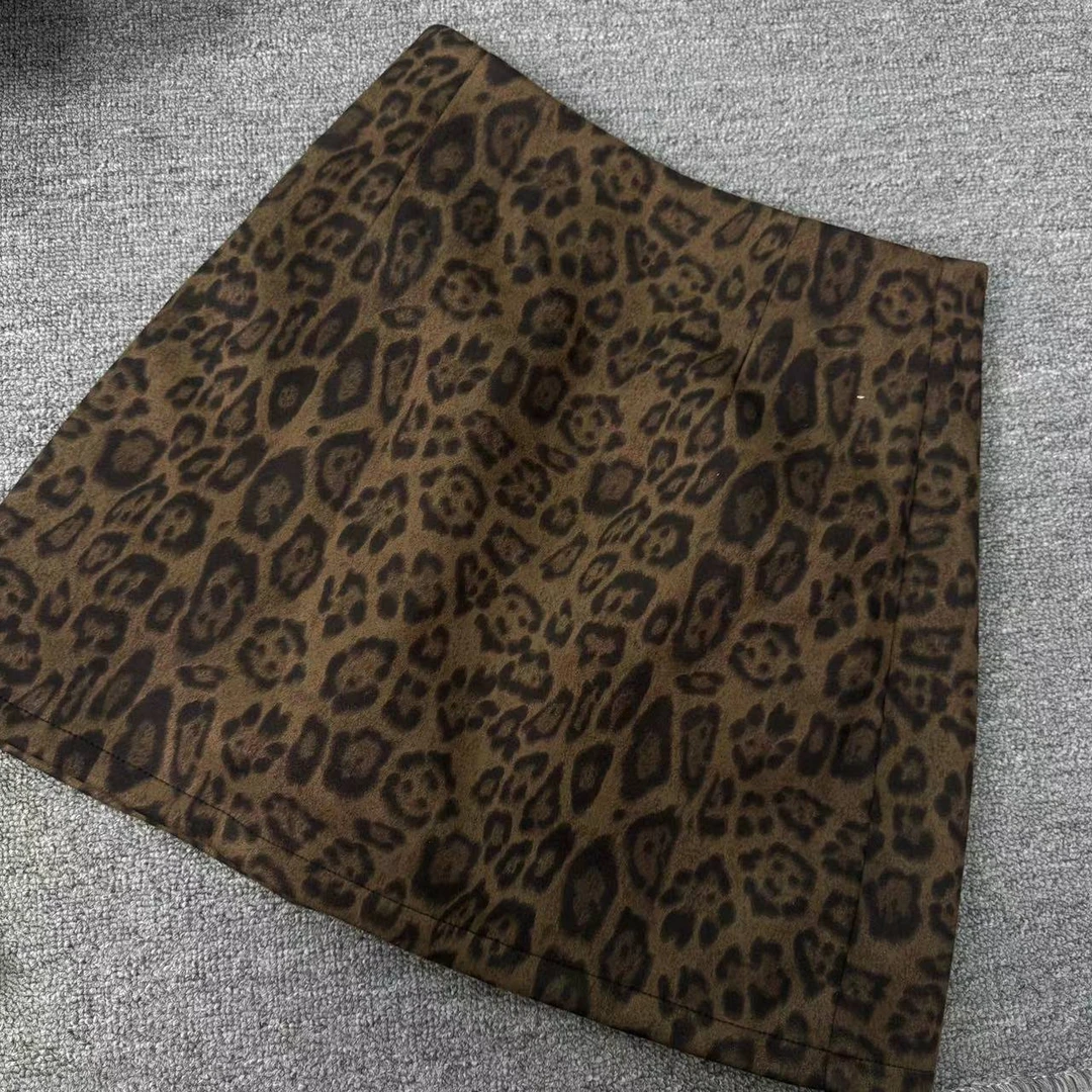 【张小姐推荐】早秋豹纹百搭显瘦半身裙